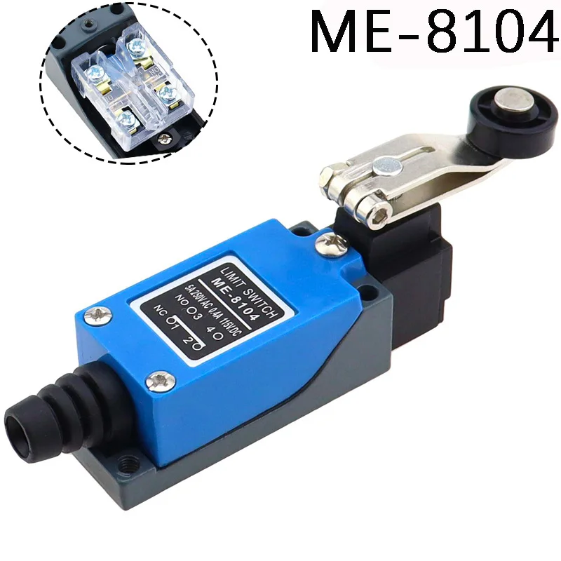 Me-8104 Finecorsa Finecorsa Tz-8104 Finecorsa Rotante In Plastica Con Braccio A Rulli Momentaneo