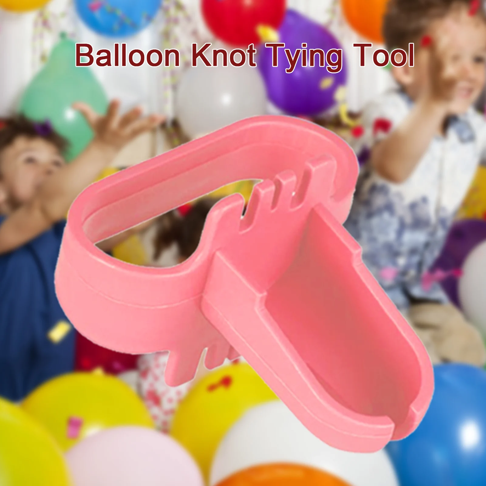 6.5cm Balloon Tying Tool Tieing Accessory Knotting Faster Electric Balloon  Blower Ballon Dot Easy Knot Device