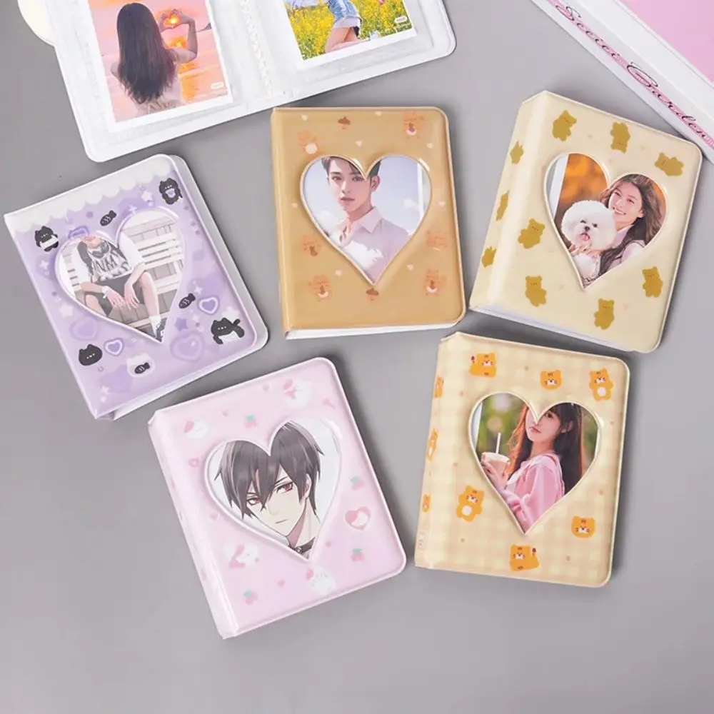 Photo album 1 36 Card/3-inch Love Polaroid Photo Storage Book Starry Sky Card Transparent inner Page Collection Album