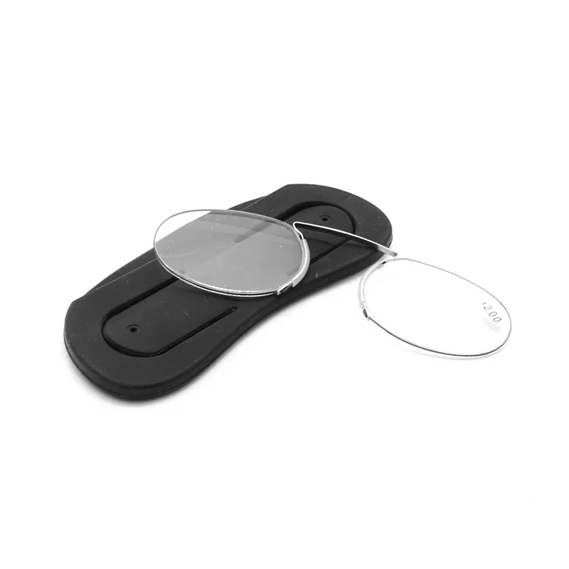 Womens Reading Glasses  Prescription Glasses Men  Nose Clip on Mini Reading Glasses with Case - 6