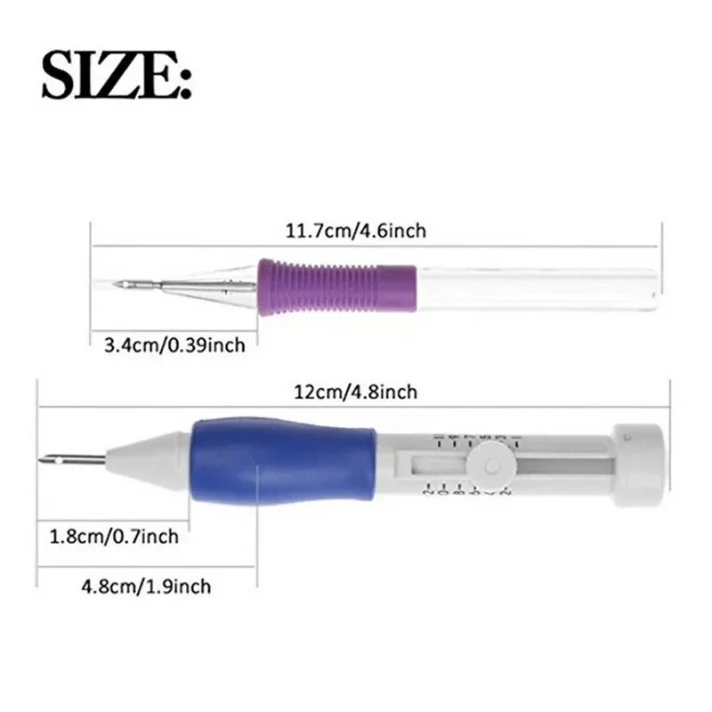 Magic Needle for Embroidery Stitching Tool Set Magic Embroidery Needle Pen Weaving Tool Sewing Tools for DIY Sewing Stitch CX02