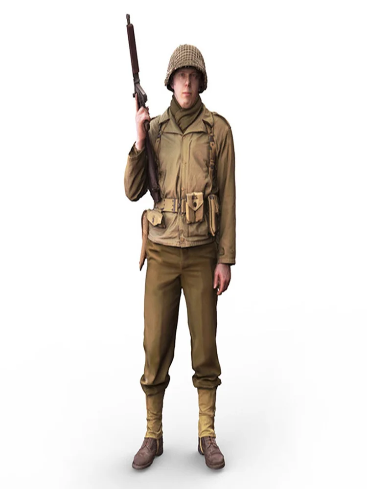 Unmontierte 1/16 MODERN OFFICER STAND Miniaturmodellbausätze aus Kunstharz, unbemalt