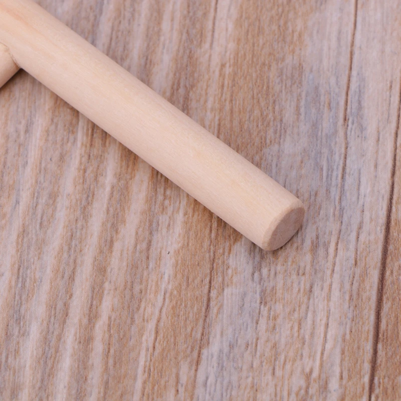 Pancake Tool 1PC for T Shape Wooden Pancake Batter Spreader Stick Rolling Pin Kitchen Tool
