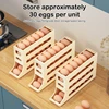 Refrigerator Egg Storage Box, 4-layer Egg Rack Dispenser, Kitchen Egg Automatic Mobile Storage Box, Refrigerator Can Hold Eggs 2