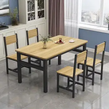 Modern Dining Table Space Saving Rectangular  Kitchen Dining Room Muebles De Cocina Bureaux Pour Ordinateur Home Furniture