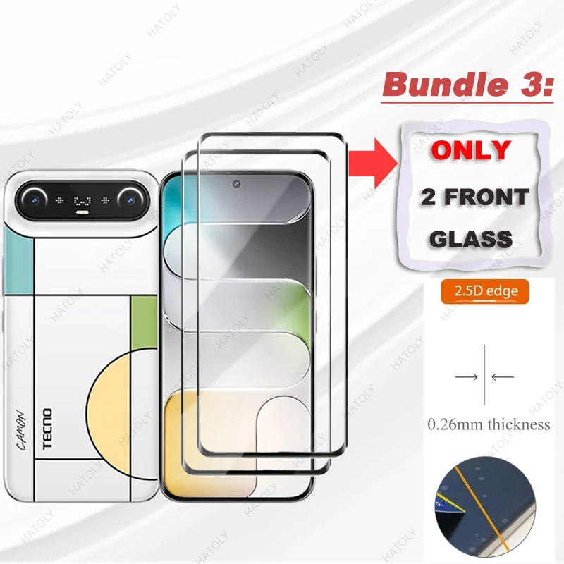 Ultra-Durable 3D Edge Curved Glass Screen and Camera Lens Protector