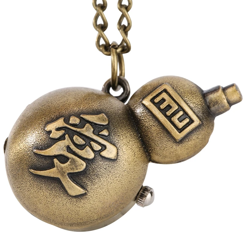 Collana Ciondolo Orologio Vintage In Bronzo – Da Indossare Come Orologio Al Collo, Accessorio Retrò