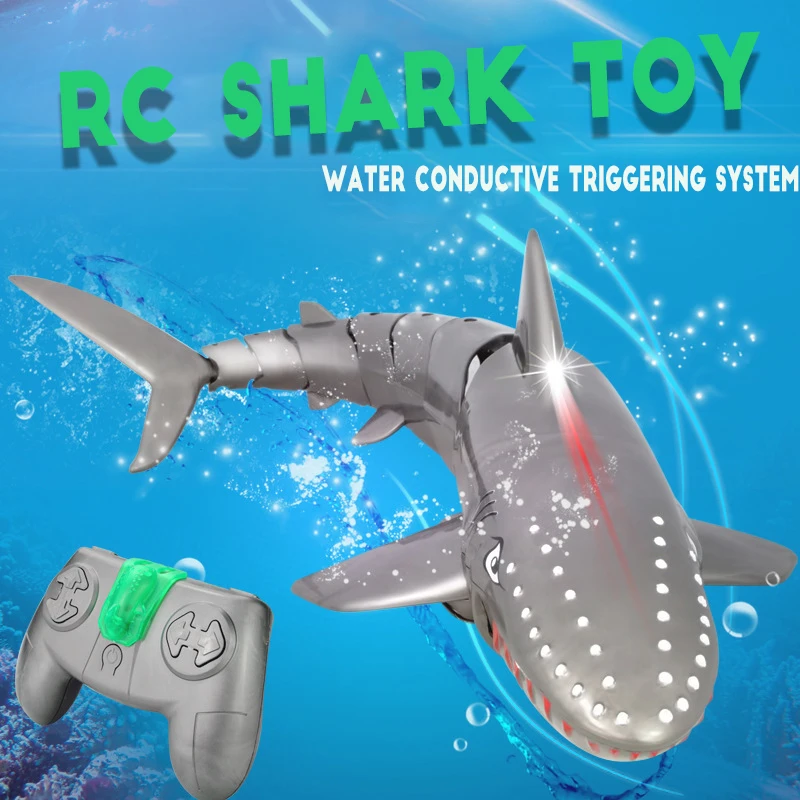 

Speed Adjustable Remote Control Shark Toy Charging Hydrodynamic Conductivity Children's Animal Toys