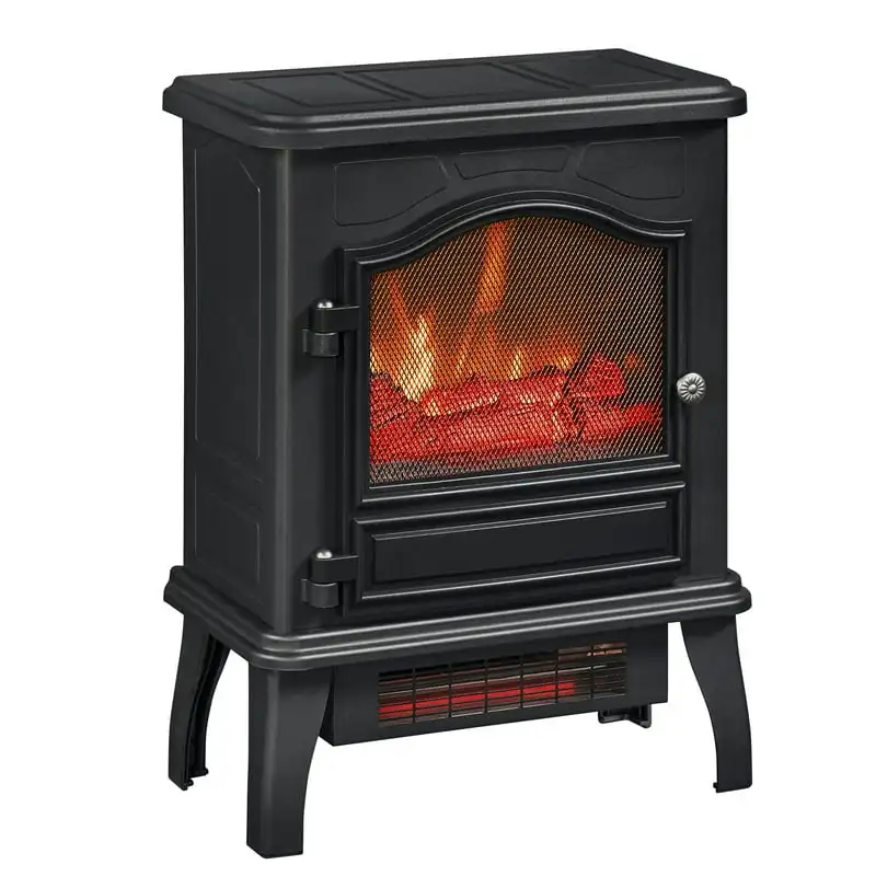 

Powerheat Infrared Quartz Electric Stove Heater, 1500W, Black