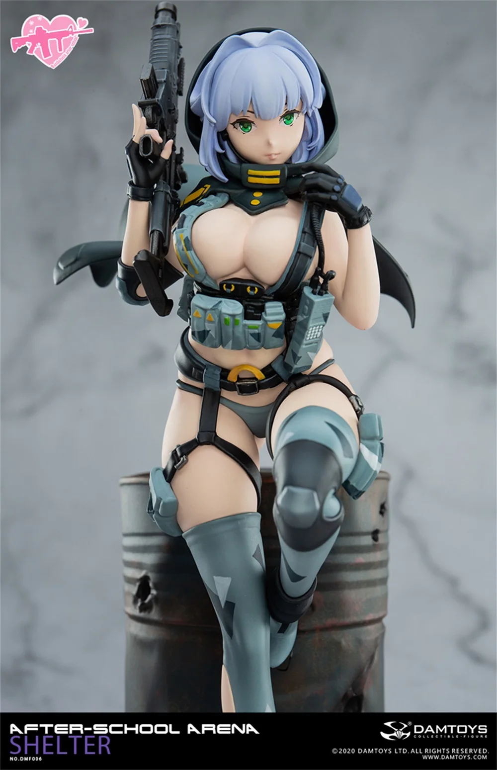 DAMTOYS DMF006 1/7 послешкольная фигурка серии «поле боя» № 6, укрытие, женщина-школьница, красивая фигурка для коллекции