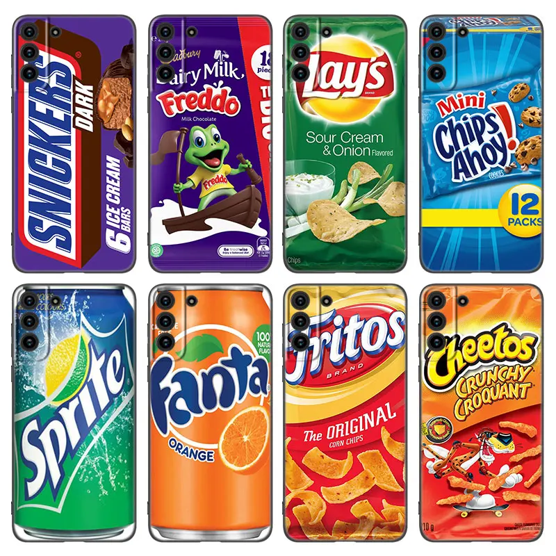 ChocolateBiscuitMilkDrinkPhoneCaseForSamsungGalaxyS21S20FE