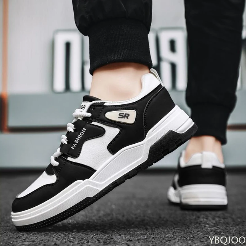 Large Size Spring and Autumn New Thick Sole Height Increasing Casual Men's Shoes Niche Trend Versatile Flat Sports Men's Shoes