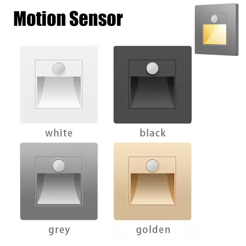 Luz Con Sensor De Movimiento Para Caleras Y 16/20 Calon Con Sensor De Movimiento/luz Diurna PIR, Luz Nocturna Para Caleras Interior Y Iluminación De Caleras Del Hogar - AliExprs