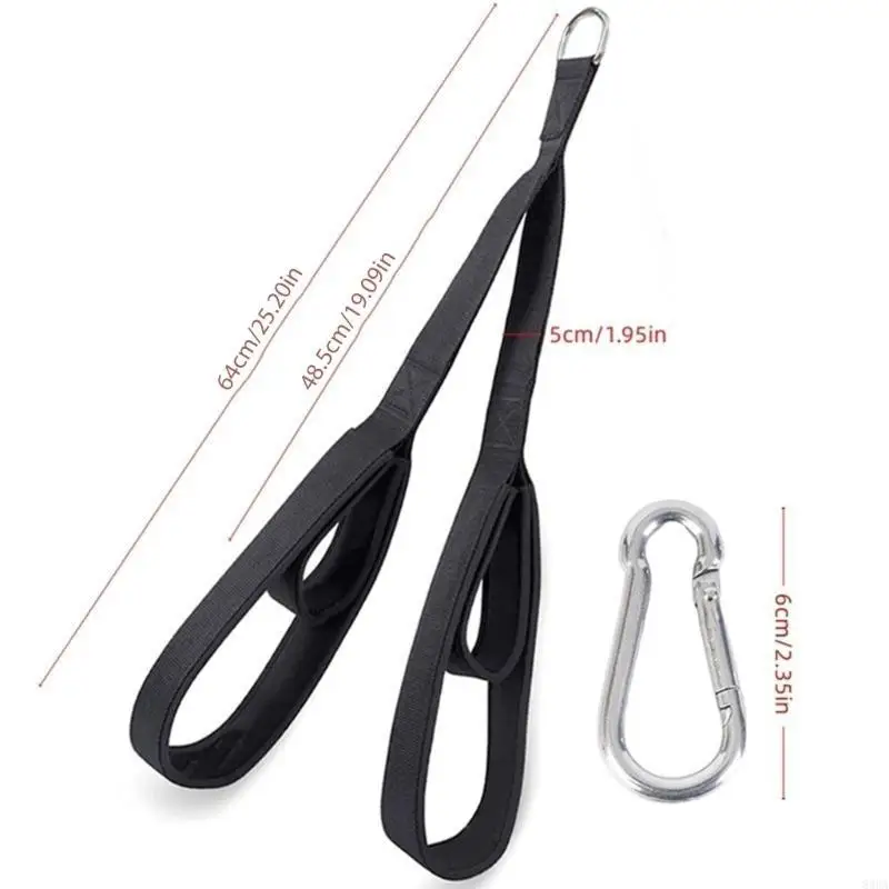 Trizeps -Seilkabel -Anhang Antislip Long Pull -Down -Seil mit 2 Griffschleife – Detail 6