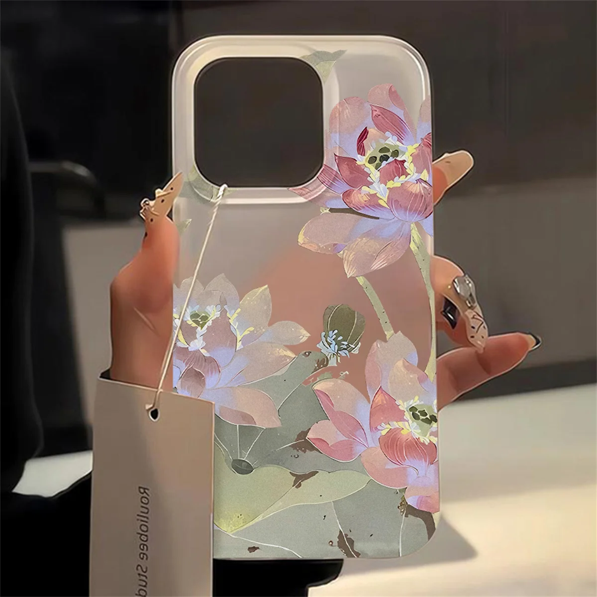 Flower Clear Phone Case For IPhone 16 Pro Case IPhone 13 15 17 11 12 14 Pro Max Plus 12 13 Mini Shockproof Silicone Soft Cover_voghion.com
