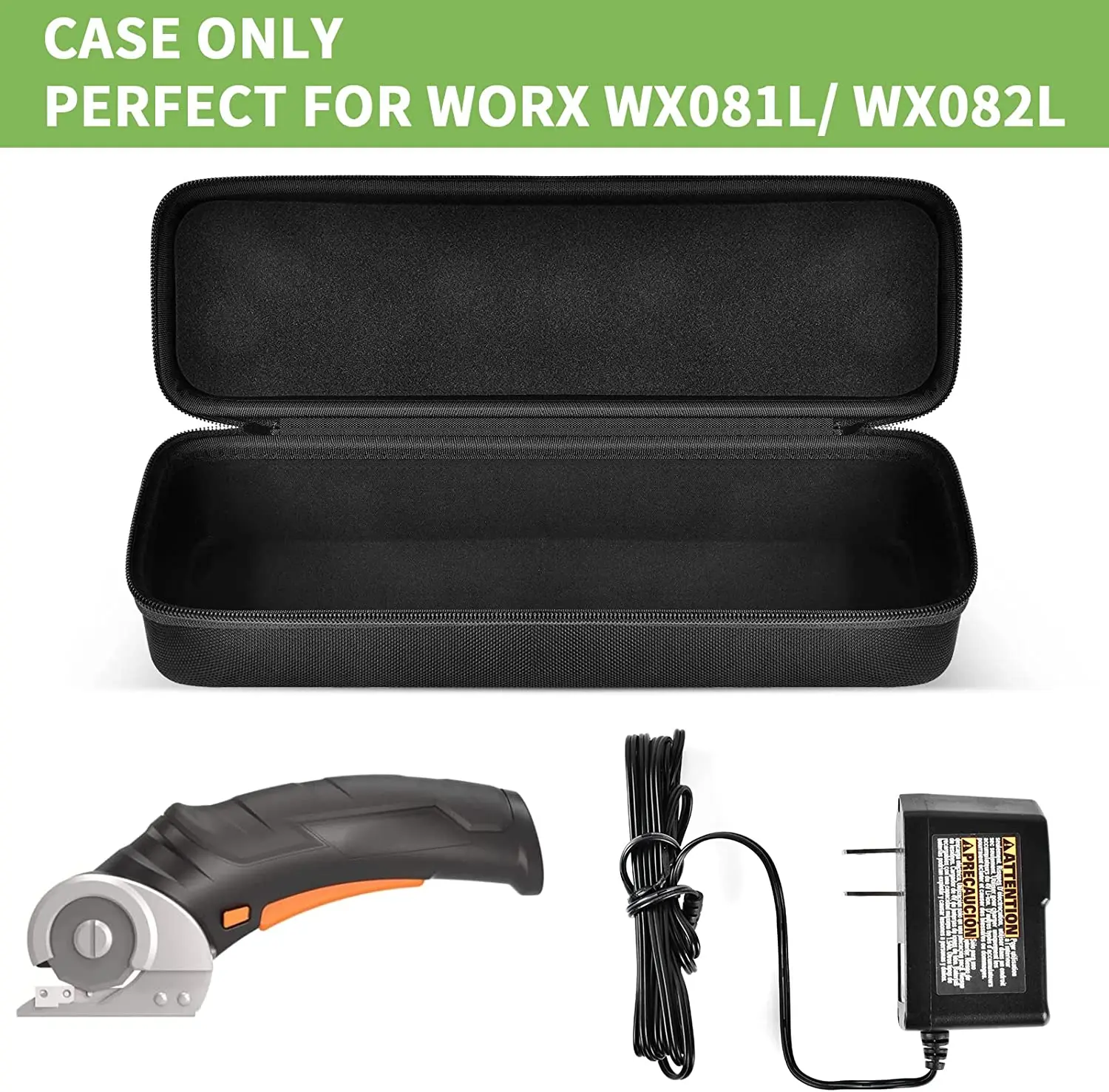 ALKOO Carrying Case Only- Compatible with WORX WX082L/ WX081L, for ZipSnip  Cutting Tool, Fabric Cutter Storage Bag Rotorazer Saw Container, Mini