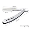 Men Straight Razor Edge Stainless Steel Sharp Barber Razor Professional Manual Shaver Shaving Safety Beard Cutter Shaving Tools 4