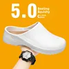 Summer Cross-Border Casual Slippers Plus Size Waterproof Oil-Resistant Chef Shoes Fashionable Nurse White Shoes Wholesale