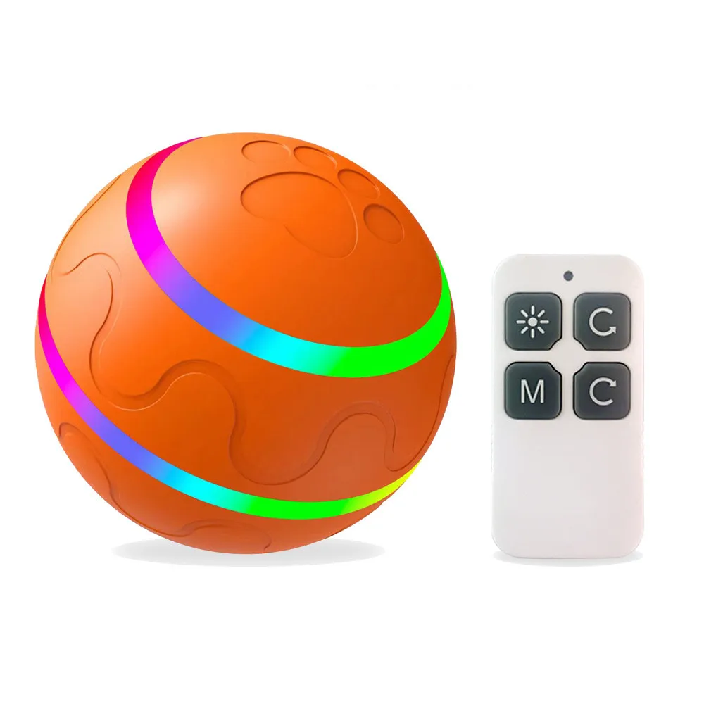 SmartJumpingBallUSBElectricPetToysAutomaticRotatingToyForCat