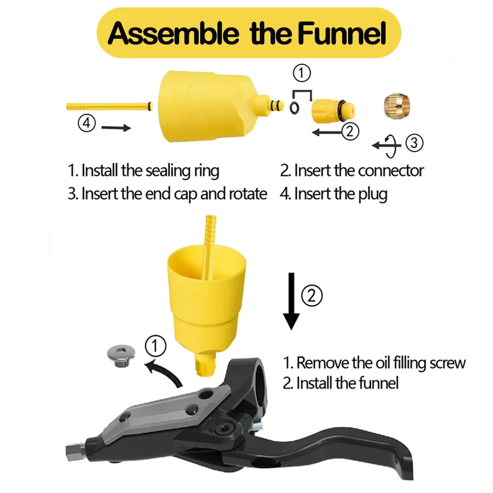 Bleed Kit Shimano Manual Disc Brakes Bicycle Brake Oil Bleed Kit