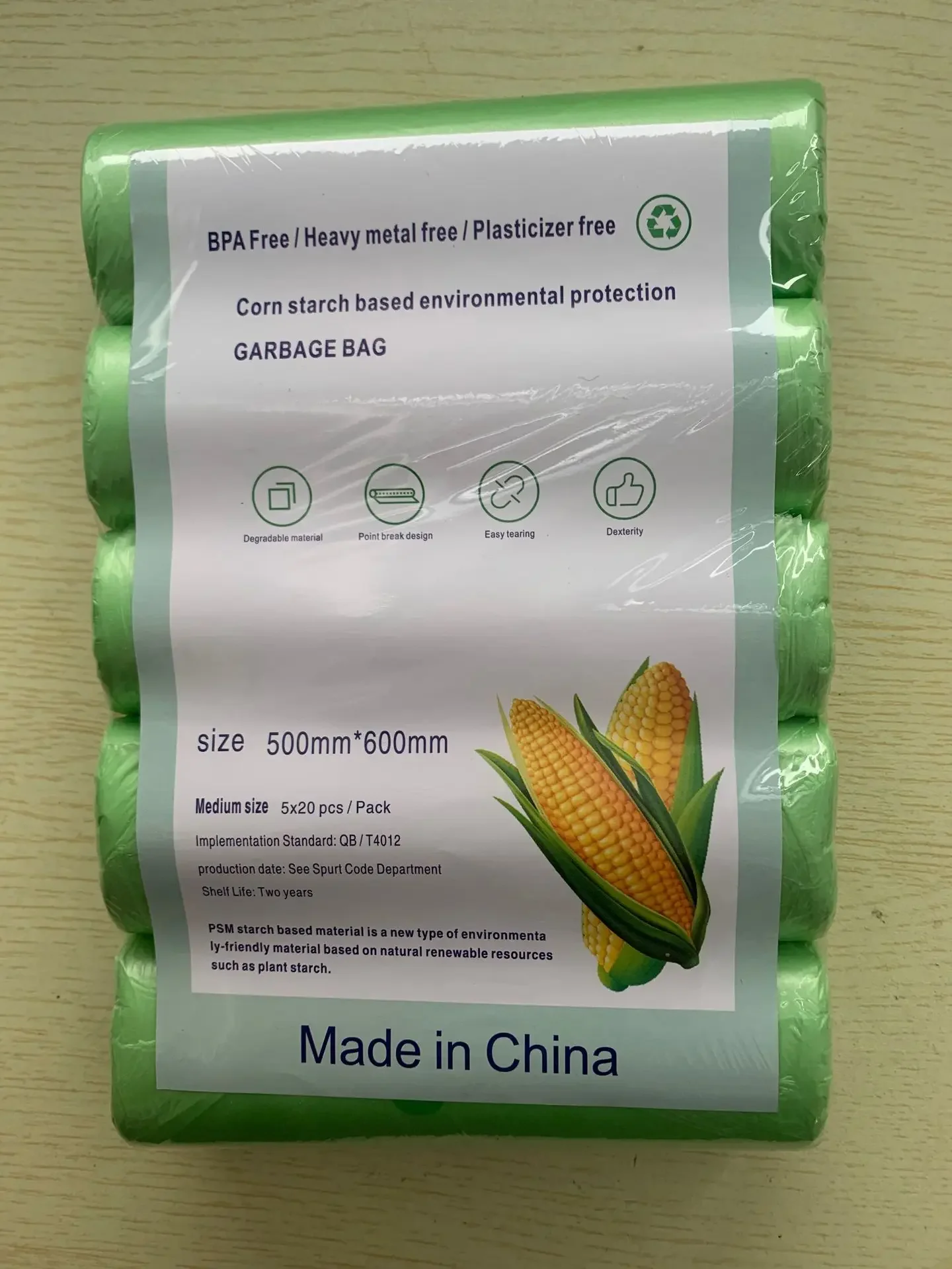 120 Bolsas De Basura OrgáNica 10L Con Asa: Bolsas De Basura