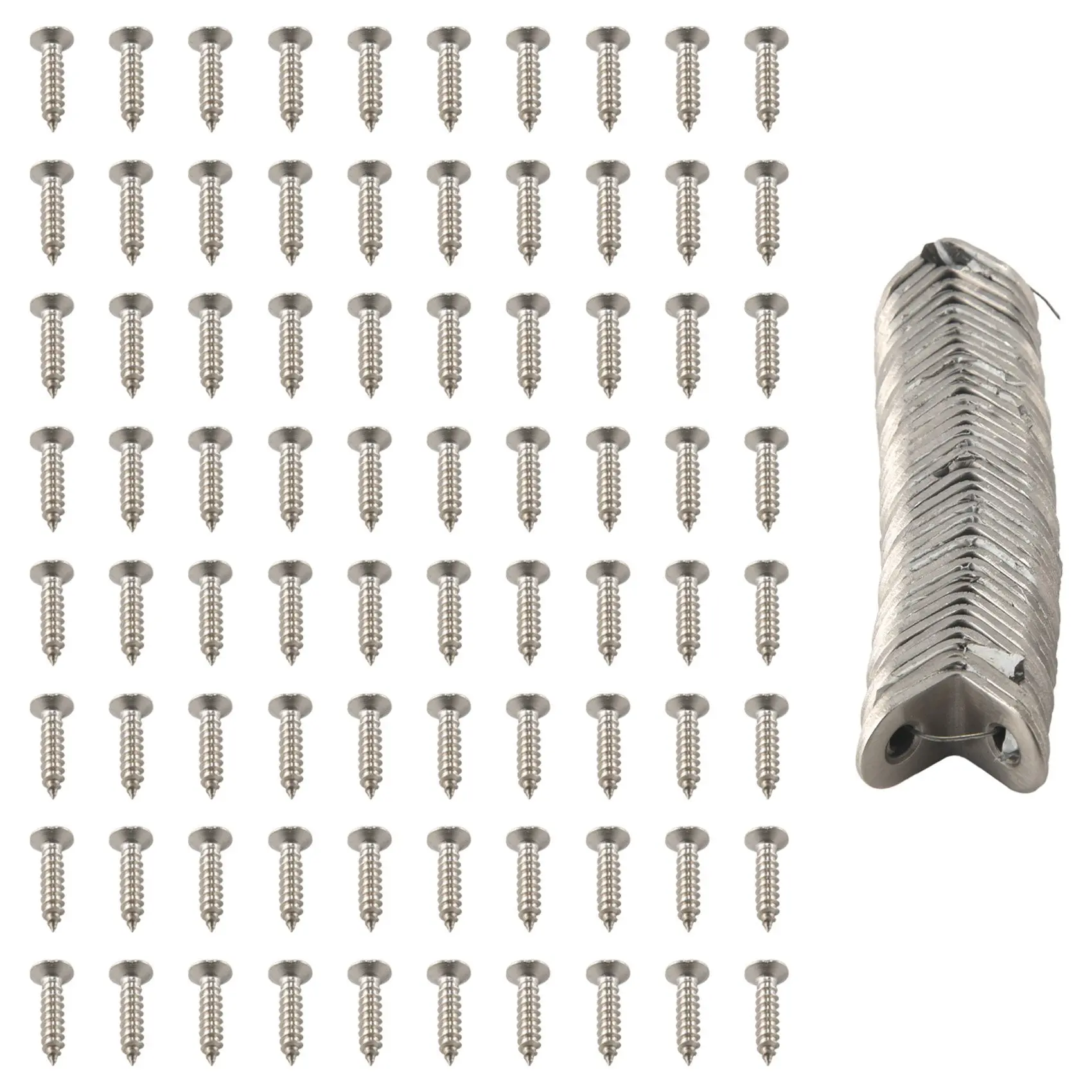 

40PCS L Bracket with 80PCS Screws, Bracket, Angle Bracket Fastener for Wood Furniture Bedframe Cabinet