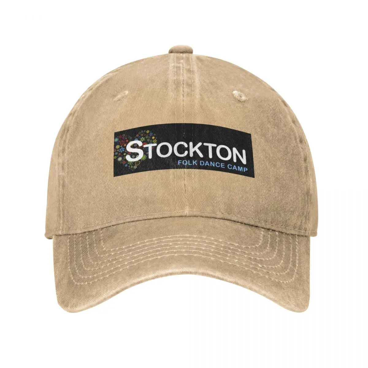 

Stockton Folk Dance Camp - Block Logo Cap Cowboy Hat Luxury hat baseball hat men hats Women's