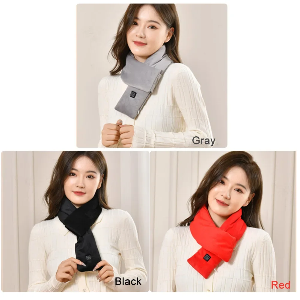 Electric Heated Scarf USB Charging Thermal Neck Wrap