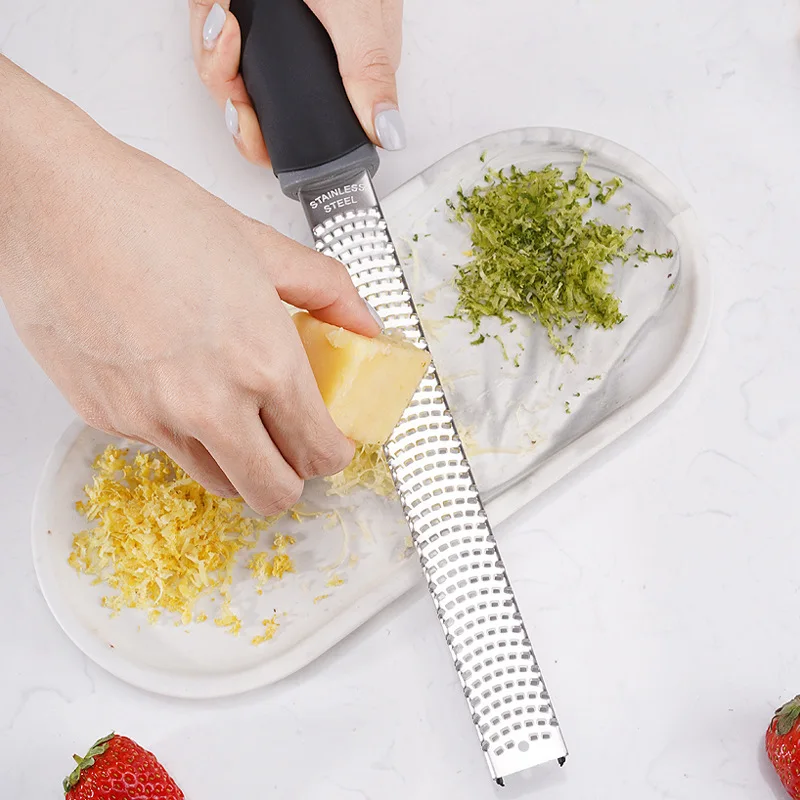 12 Inch Multifunctional Rectangle Stainless Steel Cheese Grater Tools Chocolate Lemon Zester Fruit Peeler Kitchen Gadgets cheese grater lemon zester grater kitchen grater