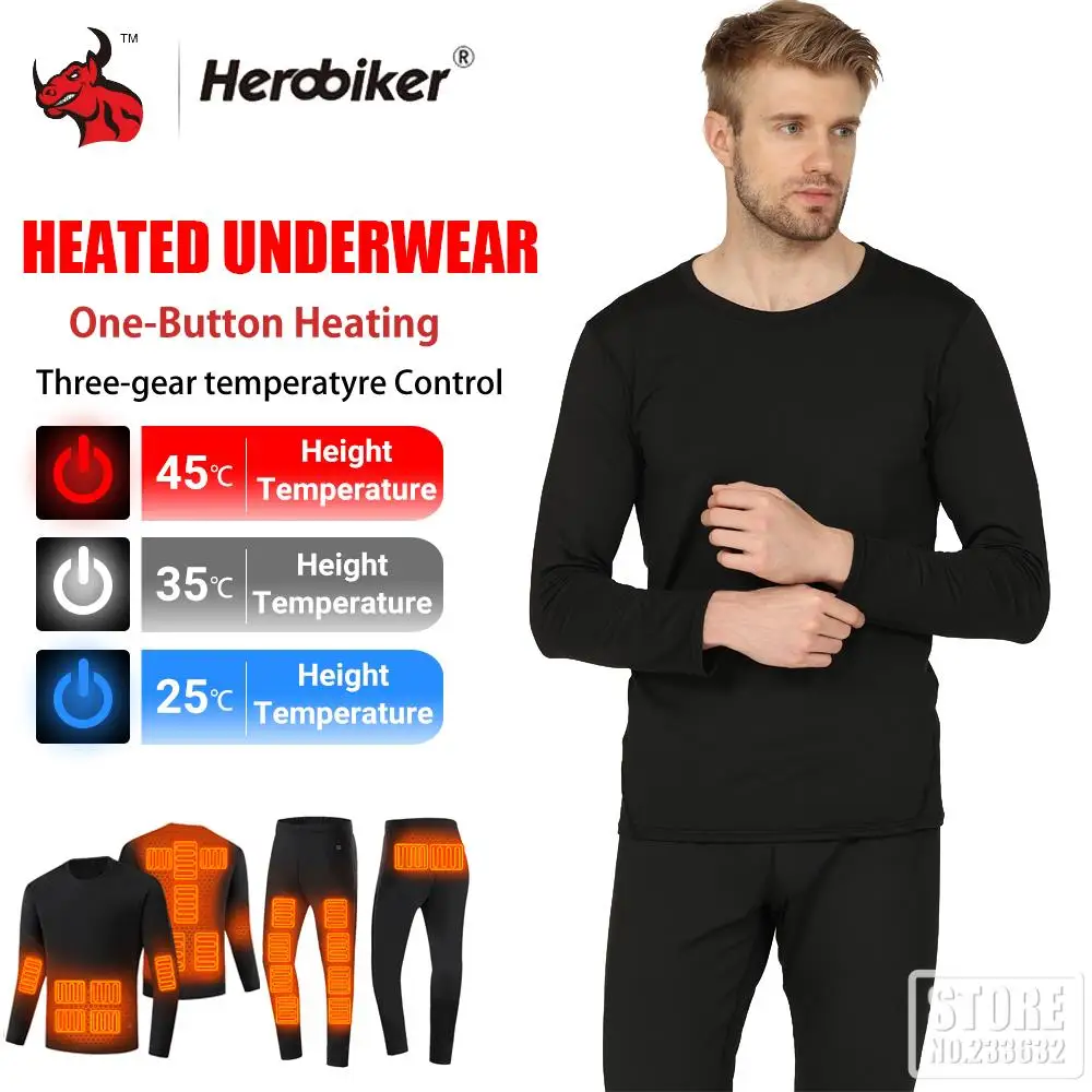 Fleece Electric Heating Clothing Heated Motorcycle Clothing Men Men