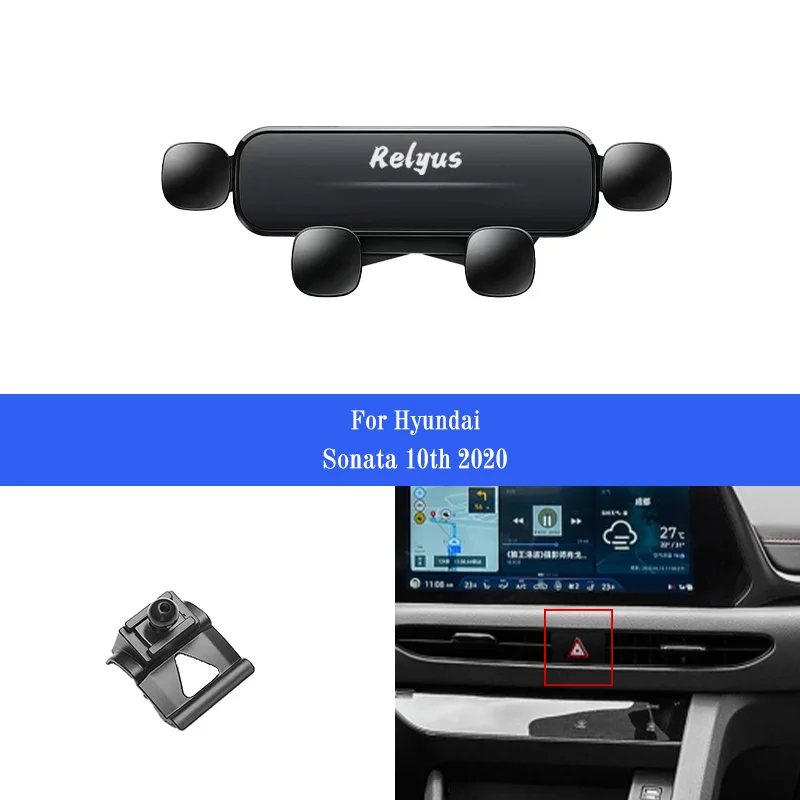 

Car Mobile Phone Holder for Hyundai Sonata 8th 9th 10th Smartphone Air Vent Mounts Holder Gps Stand Bracket Auto Accessories