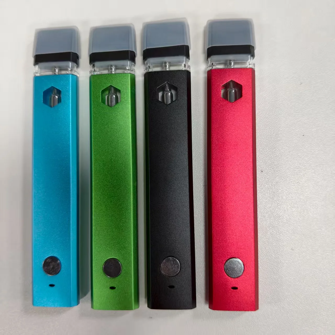5pcs/lot B23L Thick Oil Rechargable Vape Pen Pods 280mAh 1ml Ceramic Coil E-cigarettes Preheat Function Voltage Adjustment Vaper