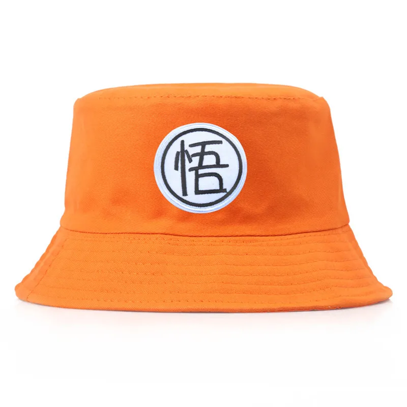 Anime Hat Cosplay Son Goku Unisex Panama Cap Outdoor Fishing Fisherman Hat Casual Beach Baseball Cap Sun