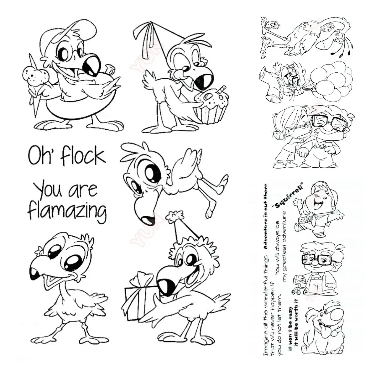 

Paradise Flamingos Clear Stamp Set Metal Cutting Dies Clear Stamps Scrapbook Diary Decoration Embossing Stencil Template DIY New