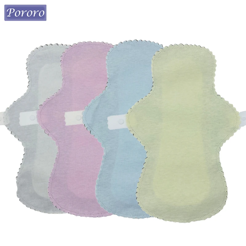 Soft Graphene Lining Reusable Thin Sanitary Pads Leakproof Washable Women Panty Liner Hygiene Menstrual Pads 3pcs