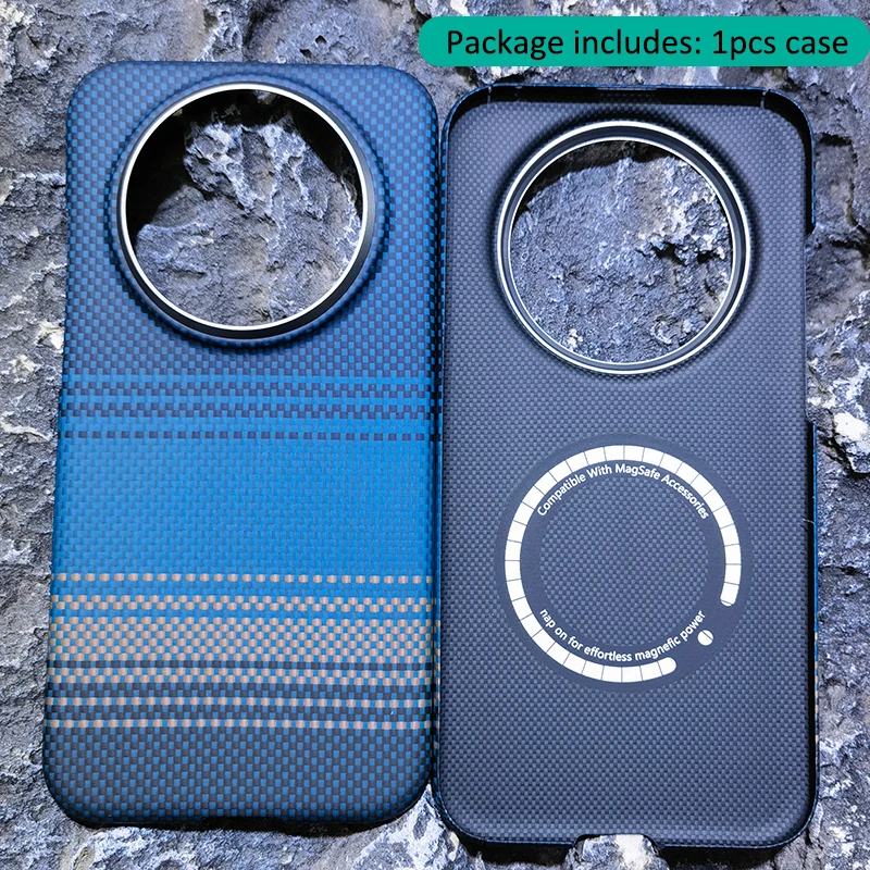 Magsafe Magnetic Carbon Fiber Aramid Case - Premium Fabric Design