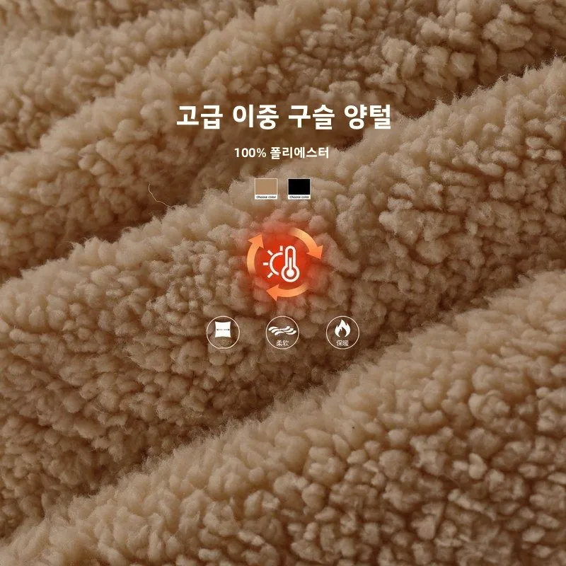 여성용 두꺼운 양털 캐주얼 재킷 야외 러닝 스포티 지퍼 클로저 긴 소매 따뜻한 아우터웨어 오픈 가디건 스웨트셔츠