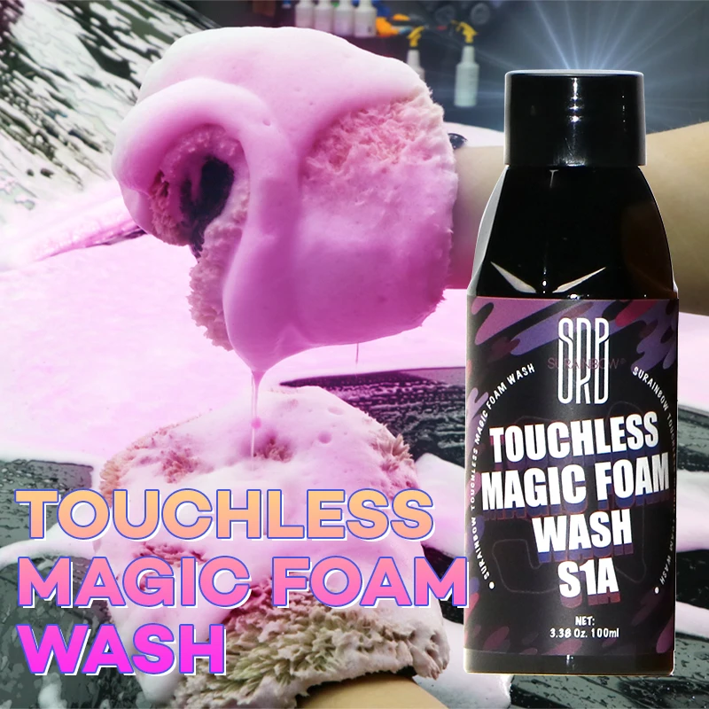 Car Wash Soap Pink Purple Snow Foam Safe for Cars Trucks Motorcycles RVs Works with Foam Cannons Guns or Bucket Washes