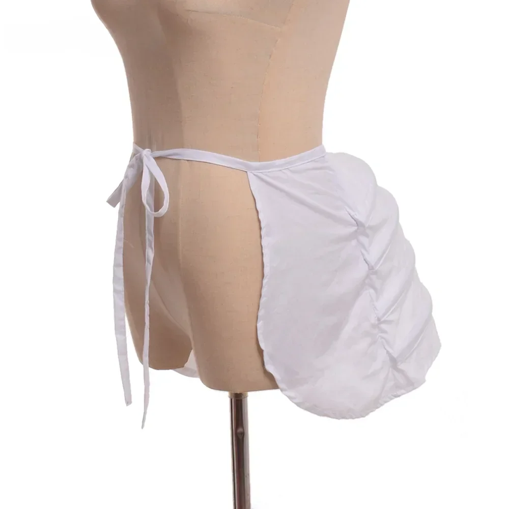 White Hip Bustle Skirt Cosplay Ball Gown Petticoat