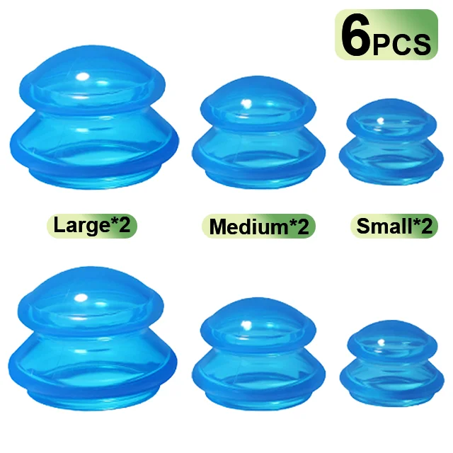 6PCS Blue
