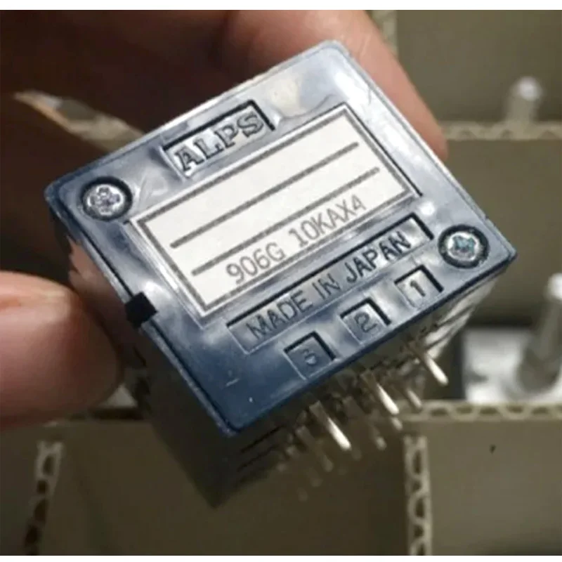 1PC ALPS 50KAx2 10KAX2 RK27 Rotary Potentiometer Slotted/Half Shaft 25MM 6Pin Dual-unit Without Detent