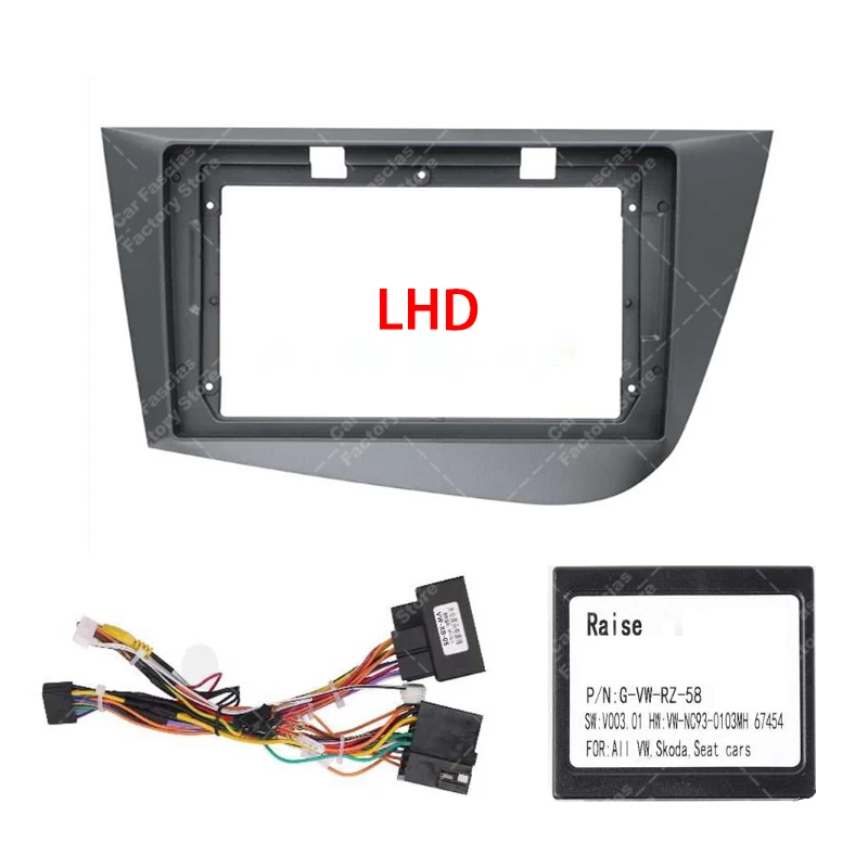 SEAT Leon MK2 2005-2012  ڵ  ٸ 2 Din 9 ġ ׷ ÷̾ ġ  г  ŰƮ Canbusִ GPS 