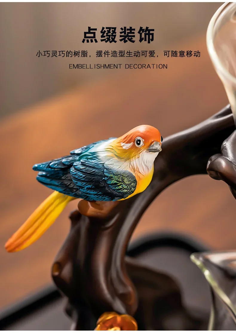 2024 طقم شاي أوتوماتيكي زجاجي جديد للمنزل الخفيف ا...