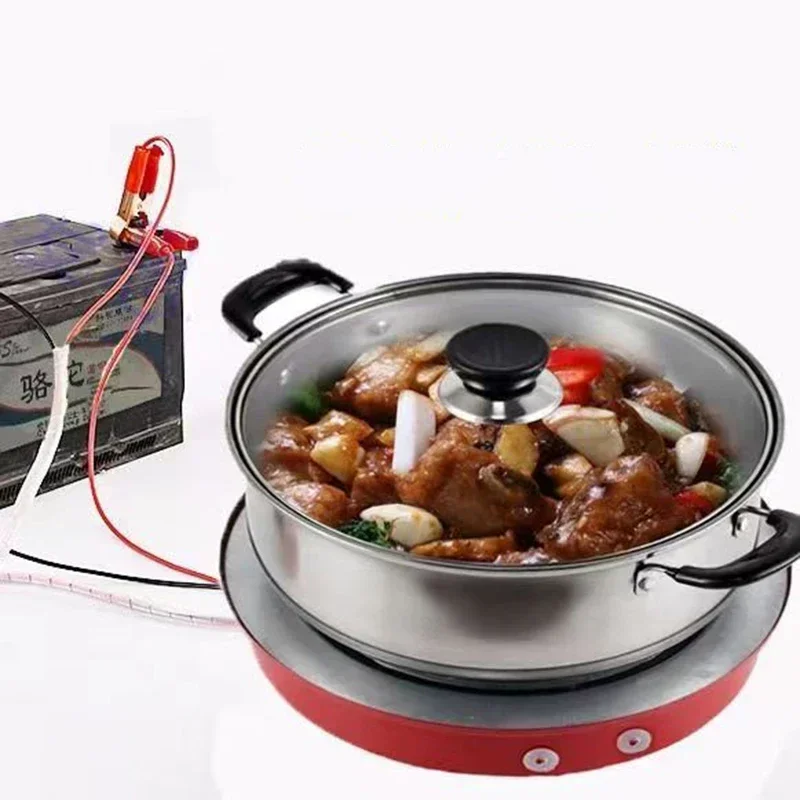 Electric Stove Boiler 12V 24V DC Electric Heaters Car Solar Special Outdoor Electric Heater Stove