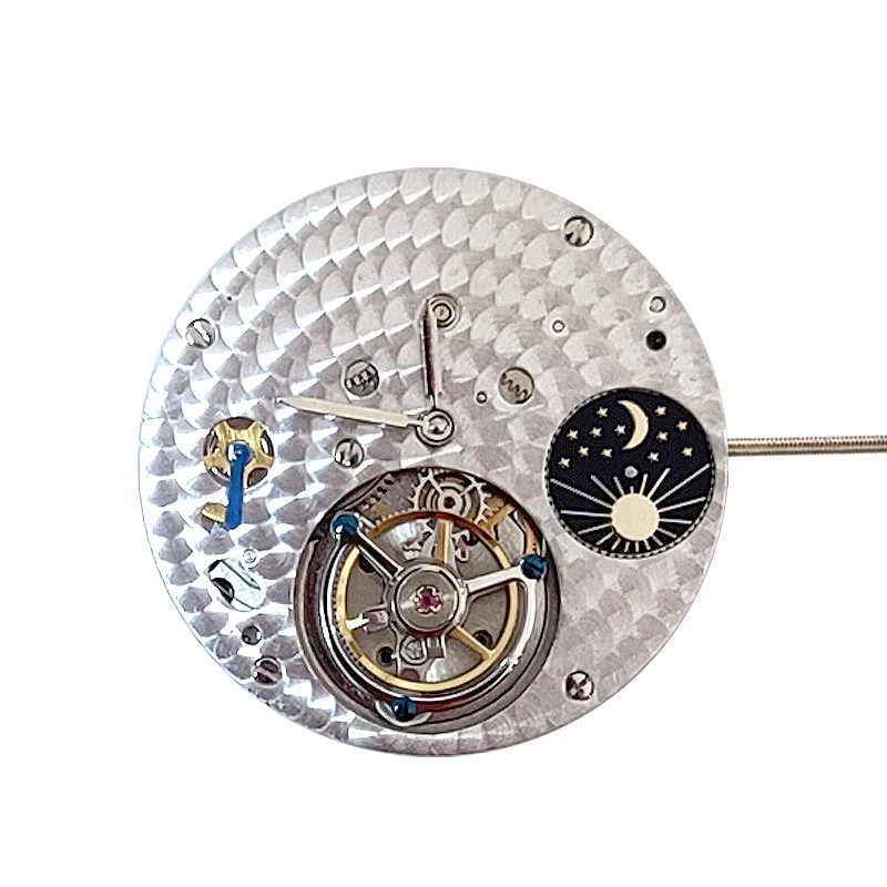 Movimento Automatico Fly Tourbillon Dual Time Zone Luna E Sole