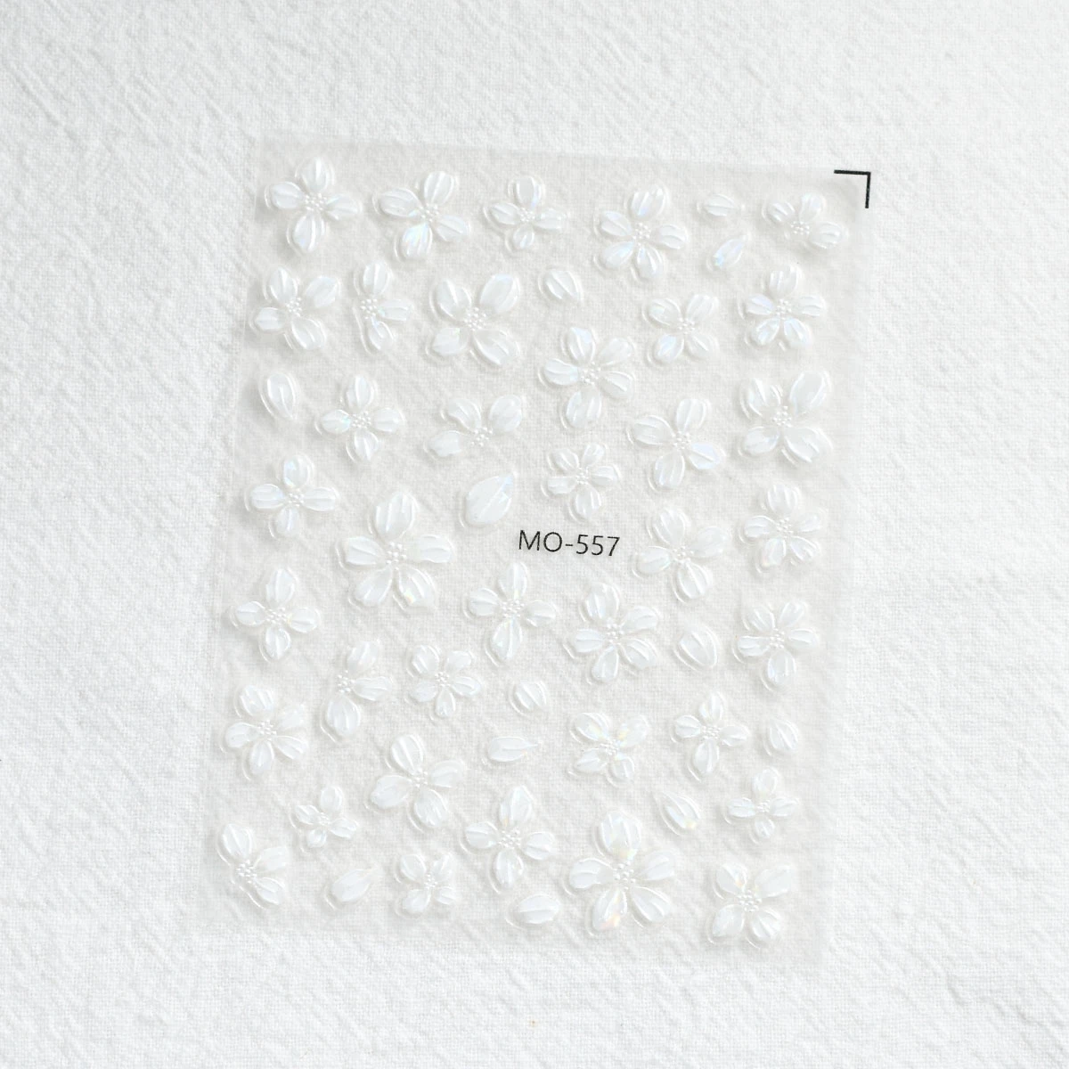 3/6/12장 5D 진주 꽃 네일 아트 스티커 엠보싱 플로럴 네일 데칼 무지개빛 화이트 DIY 매니큐어 장식