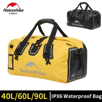 Naturehike IPX6 40L 60L 90L PVC Outdoor Waterproof Bag Motorcycle Tail Bag Camping Travel Luggage Carrier Portable Trunk Storage 1