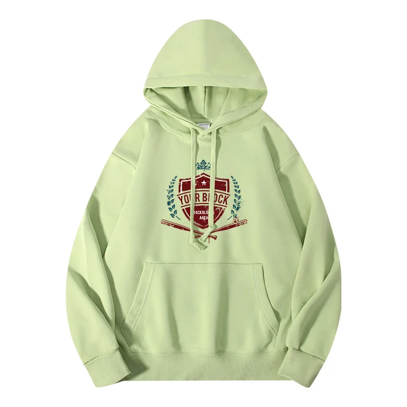 STSVZORR 2023 New Spring and Autumn Thin Retro Hooded Sweatshirt Women High Street Loose Jacket Top