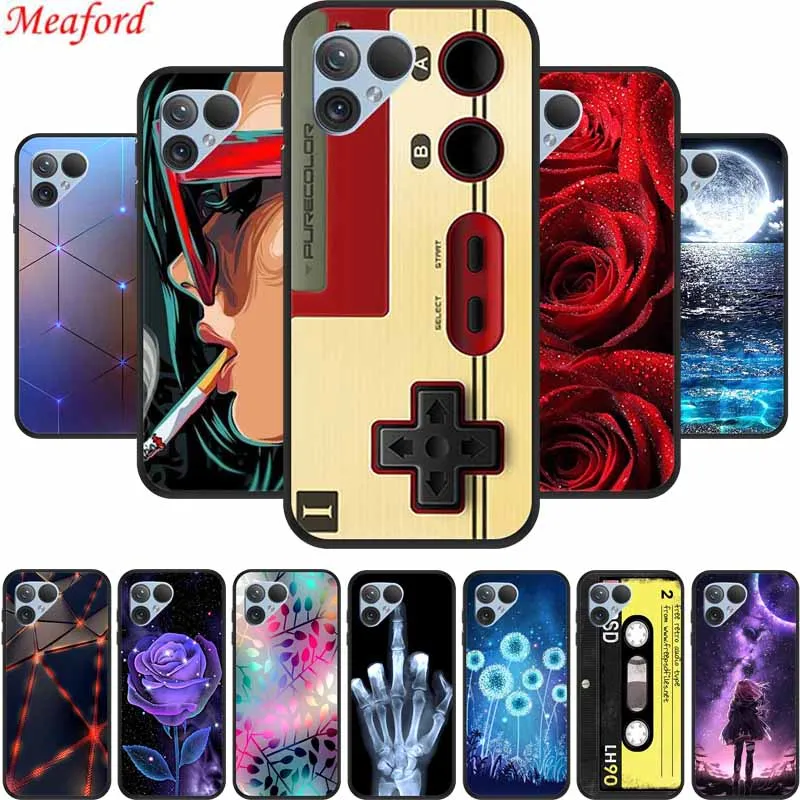Custodia Per Telefono Per Fairphone 5 Cover Posteriore Custodia 6.46 "Antiurto In Silicone Nero Soft Coque Per Fairphone 5 Case Fairphone5 Funda Para