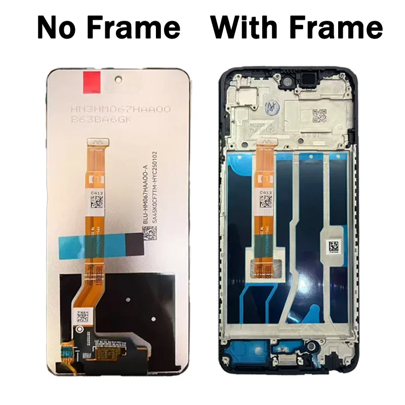 6.67 IPS LCD Display Touch Screen Digitizer Assembly with Frame